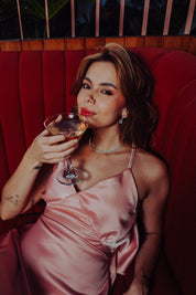 🩰 Pointe Pink Slip Dress